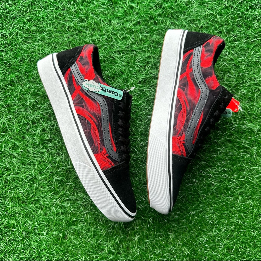 Vans Comfycush Old Skool After Dark Black / Red - Picture 8 of 9